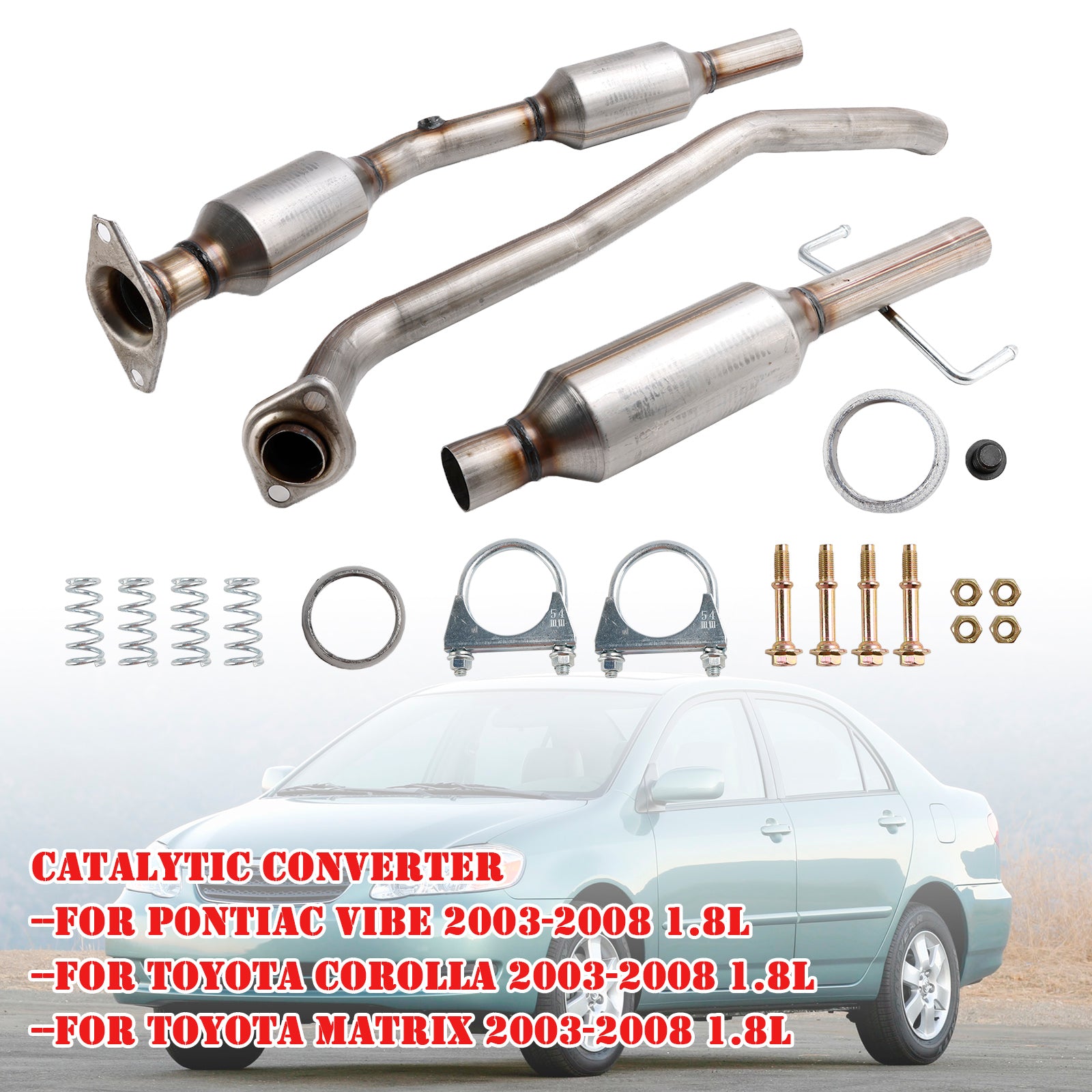 Toyota 2003-2008 Matrix 1.8L Catalytic Converter