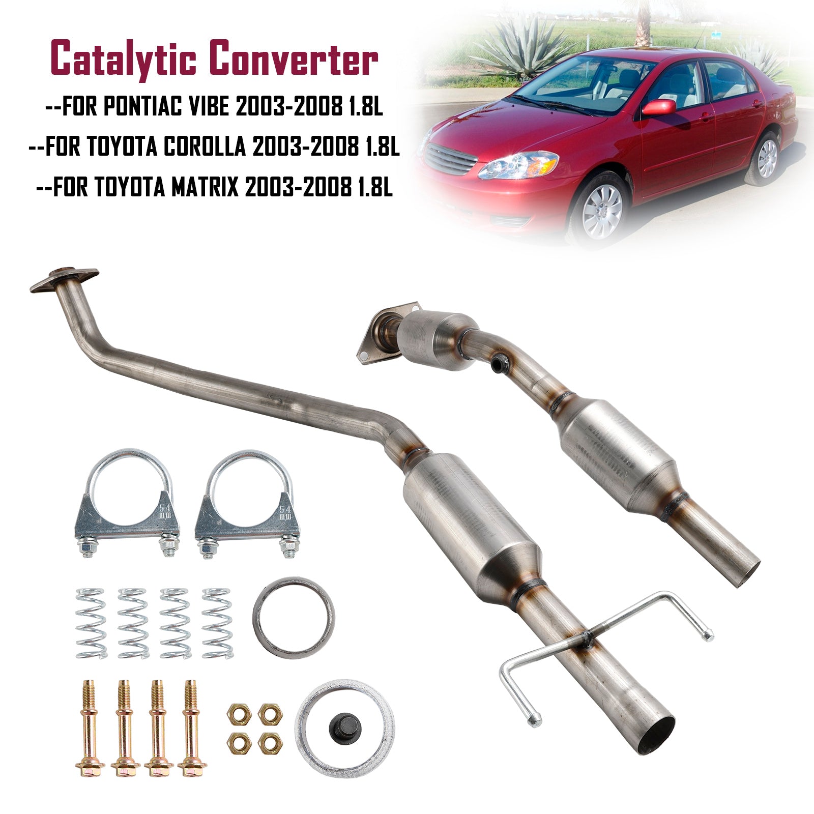 Toyota 2003-2008 Corolla 1.8L Catalytic Converter