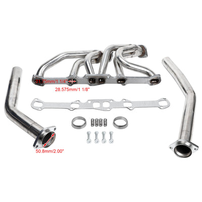 Collecteurs d'échappement en acier inoxydable pour Ford Bronco 2,8 L et 3,3 L (1966-1974) - 0