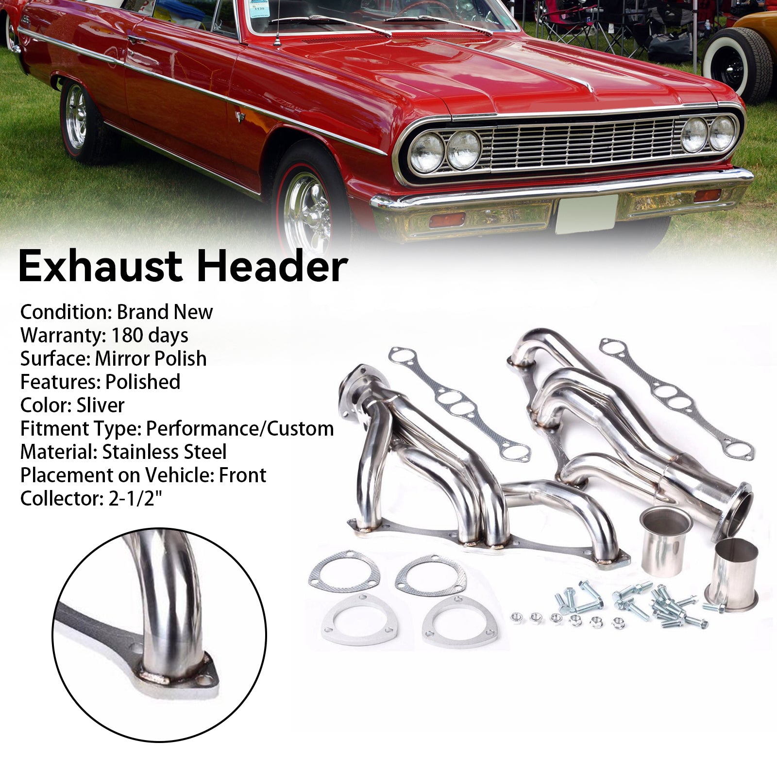 Chevrolet 1964-1977 Chevelle Small Block Manifold Headers