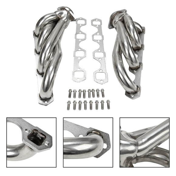 Collecteurs d'échappement en acier inoxydable pour Ford Mustang 5.0 V8 GT/LX/SVT 1979-1993