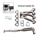 Honda 1993-1996 Prelude 2,2L Stahlkrümmer Auspuff Racing Header Edelstahl HDSHP92H22-1