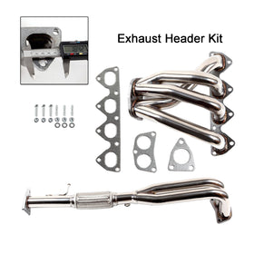 Honda 1993-1996 Prelude 2,2L Stahlkrümmer Auspuff Racing Header Edelstahl HDSHP92H22