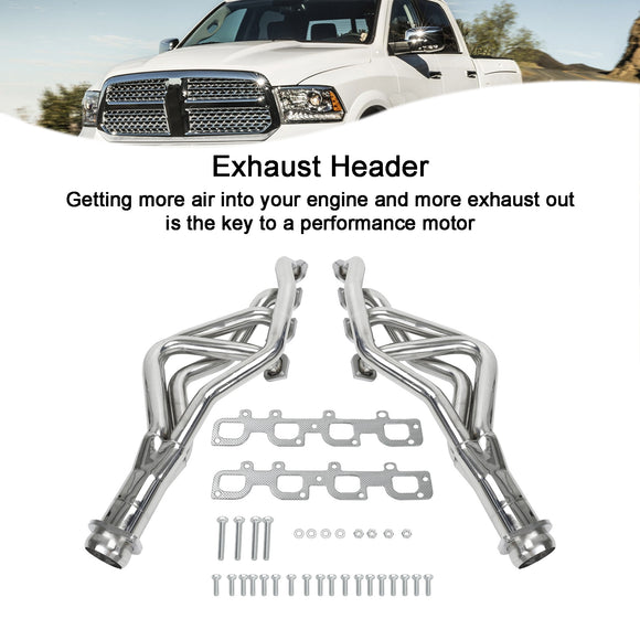 Collecteur d'échappement en acier inoxydable à tube long pour Dodge Ram 1500 5,7 L (2009-2018)
