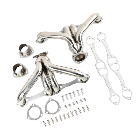 Exhaust Manifold Header Fit Chevy Small Block SBC 1-5/8 Inch