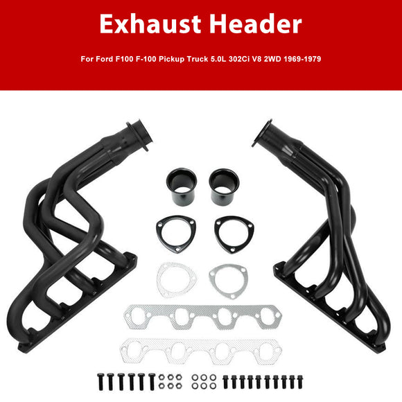 Ford 1969-1979 F100 Pickup Truck 5.0L 302Ci V8 2WD Exhaust Manifold Header