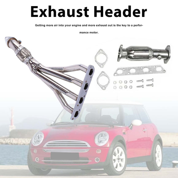 Mini 2002-2008 Cooper R50 R52 R53 1.6L Stainless Steel Exhaust Manifold Header