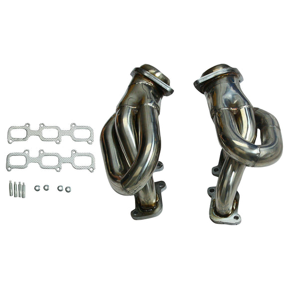 Stainless Steel Exhaust Manifold Header Fit Ford Mustang 3.7L V6 2011-2015