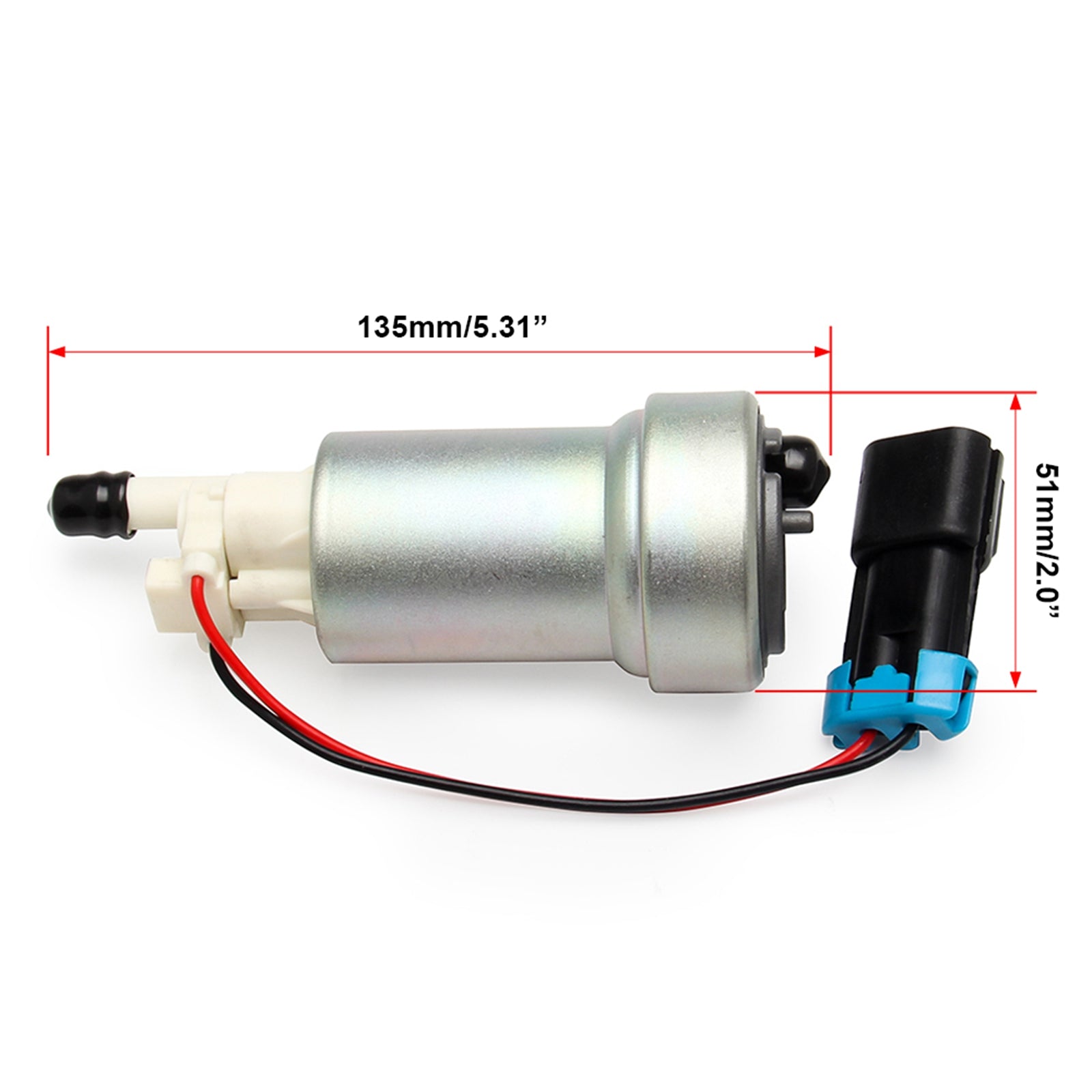 F90000285 Hellcat 525LPH High-Flow Fuel Pump Kit - E85 Compatible, Ideal for Walbro TI Applications Generic