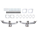 Collecteur d'échappement pour pick-up Flathead Shorty V8 Ford 1932-1953-7