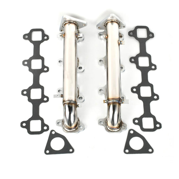 Collecteur d'échappement en acier inoxydable pour Chevy Duramax Diesel 6,6 L (2001-2016)