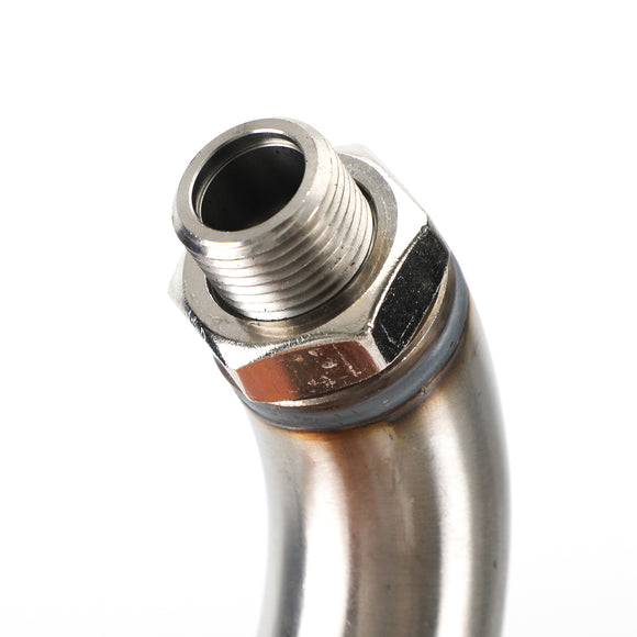 Kit d'entretoises d'extension coudées pour capteur d'oxygène O2 en acier inoxydable 304 de style J M18 x 1,5