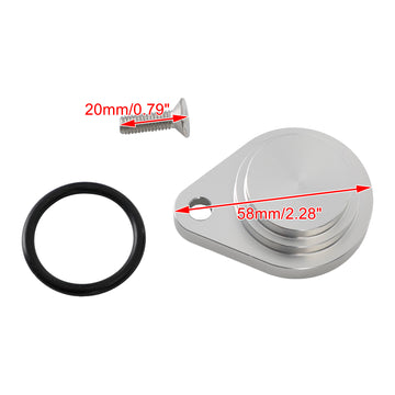 Bouchon de tube de suppression EGR Chevrolet LS Silverado 4,8 L 5,3 L 6,0 L Plaque de blocage d'admission - 0