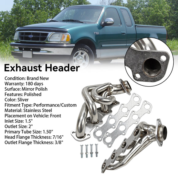 Ford 1997-2001 F150 5.4L V8 Engines Manifold Headers