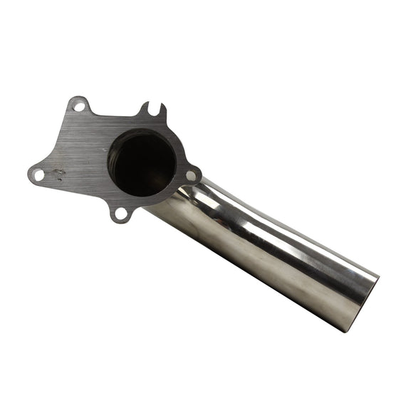 2,5" T3/T4 T04E 5 Bolzen Flansch Edelstahl Turbo Auspuff Fallrohr/Dump Rohr + Dichtung