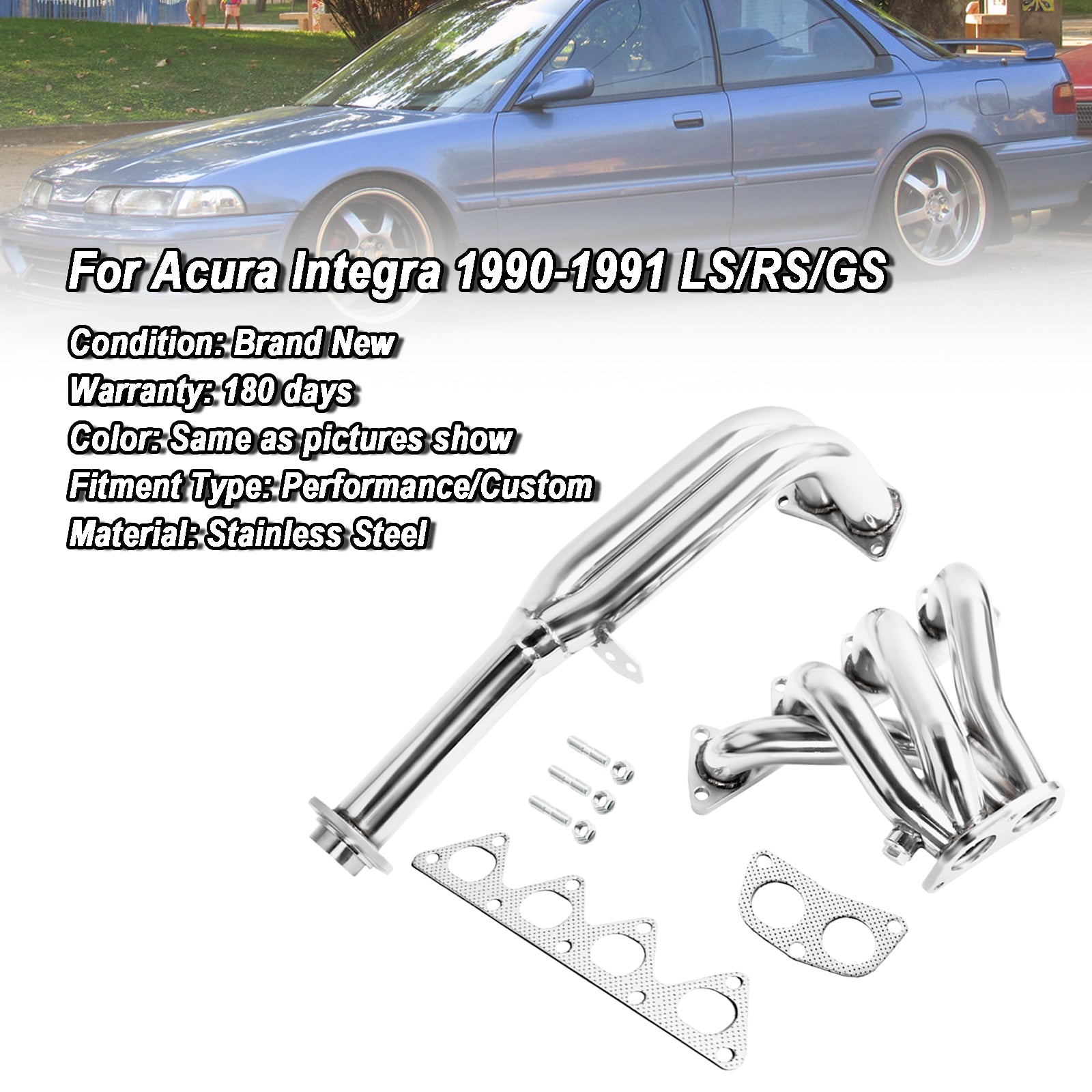 Acura 1990-1991 Integra LS/RS/GS Exhaust Manifold Header