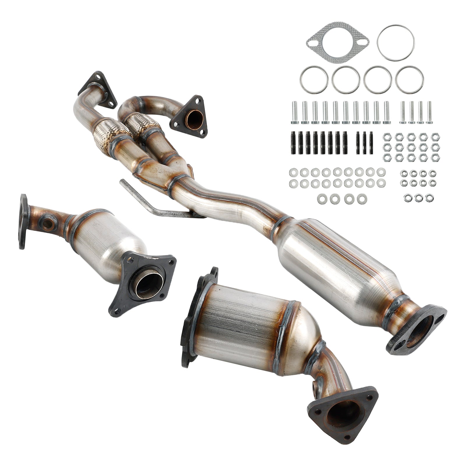 Nissan 2003-2007 Murano 3.5L  Set of 3 Catalytic Converters