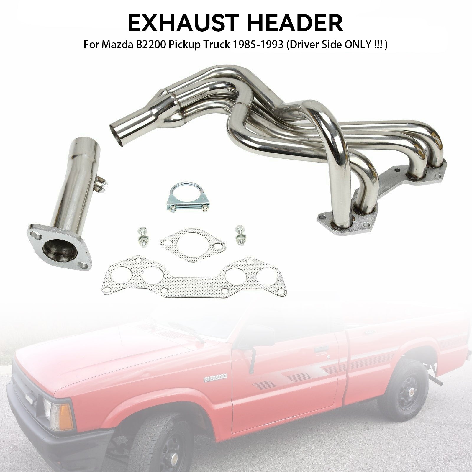 Mazda 1986-1993 B2000 B2200 2.0L 2.2L Auspuffkrümmer Performance Header