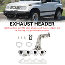 Geo 1989-1994 Tracker 1.6L Stainless Manifold Header-12