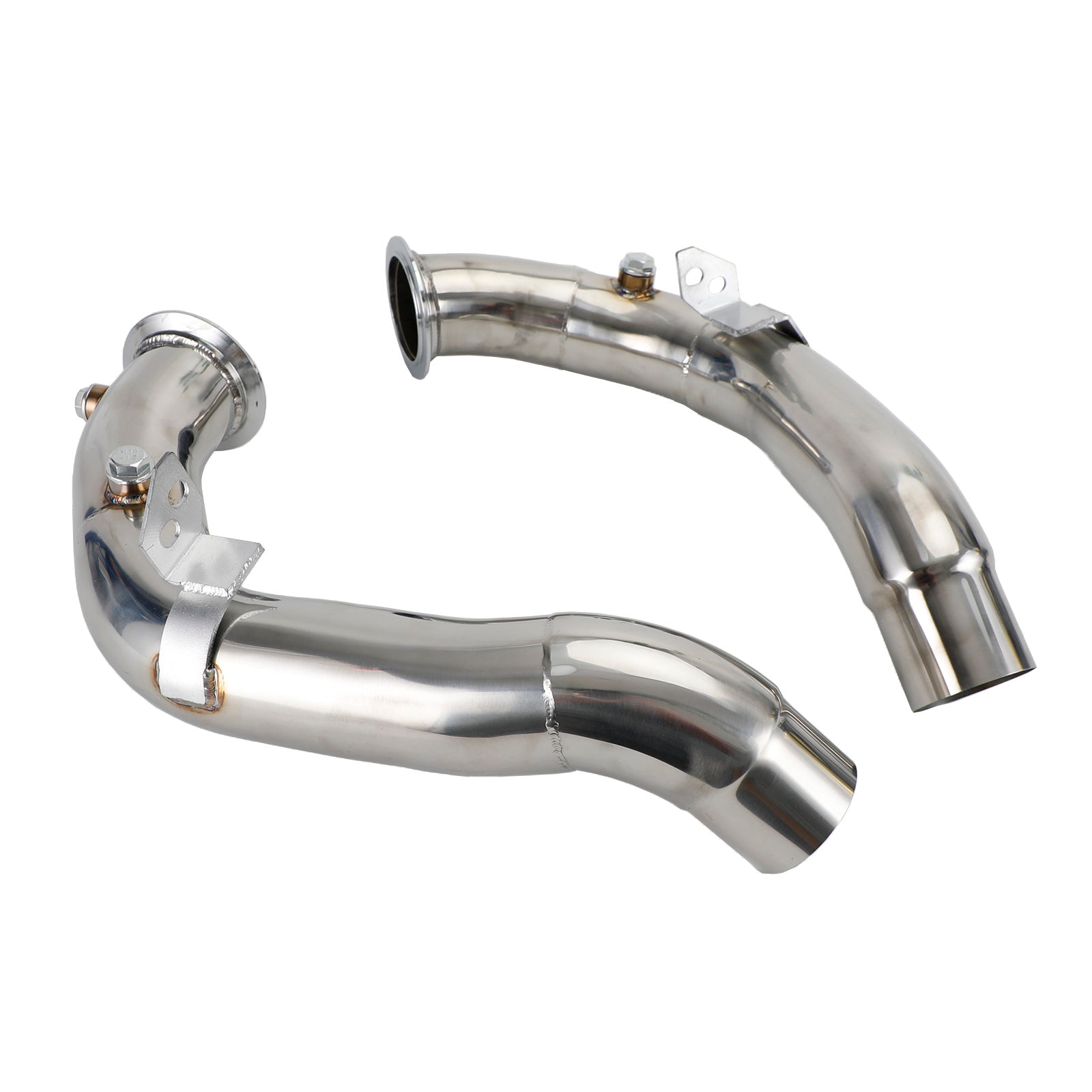 BMW 2011-2018 S63 F10/F12 M5 & M6 Stainless Steel 3" Exhaust Manifold Downpipes