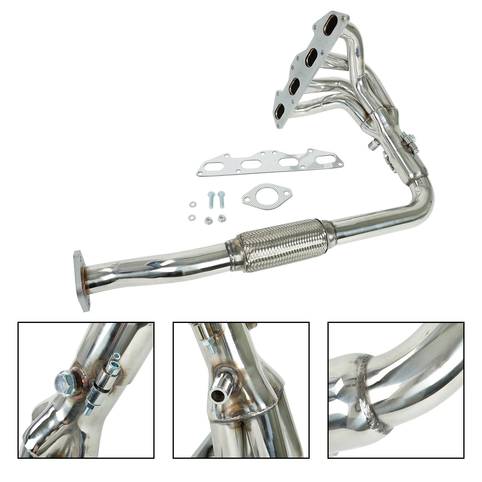 Mitsubishi 1995-1999 Eclipse Stainless Steel Auto Manifold Headers - 0