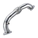 Ford 2008-2010 6.4L Powerstroke Diesel Heavy Duty Polished No EGR Exhaust Up-Pipe-7