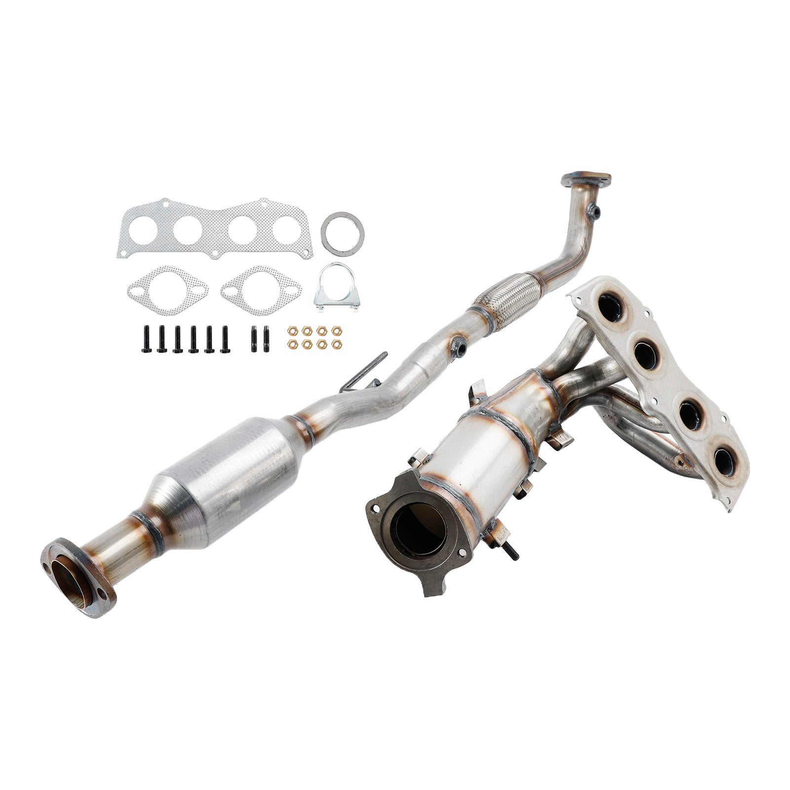 Toyota 2002-2006 Camry 2.4L Front + Rear Exhaust Catalytic Converter