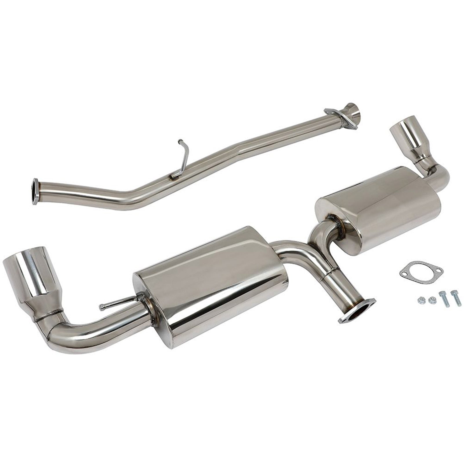 2004-2011 Mazda RX-8 1.3L Dual 3.5" Tip Muffler Catback Exhaust System