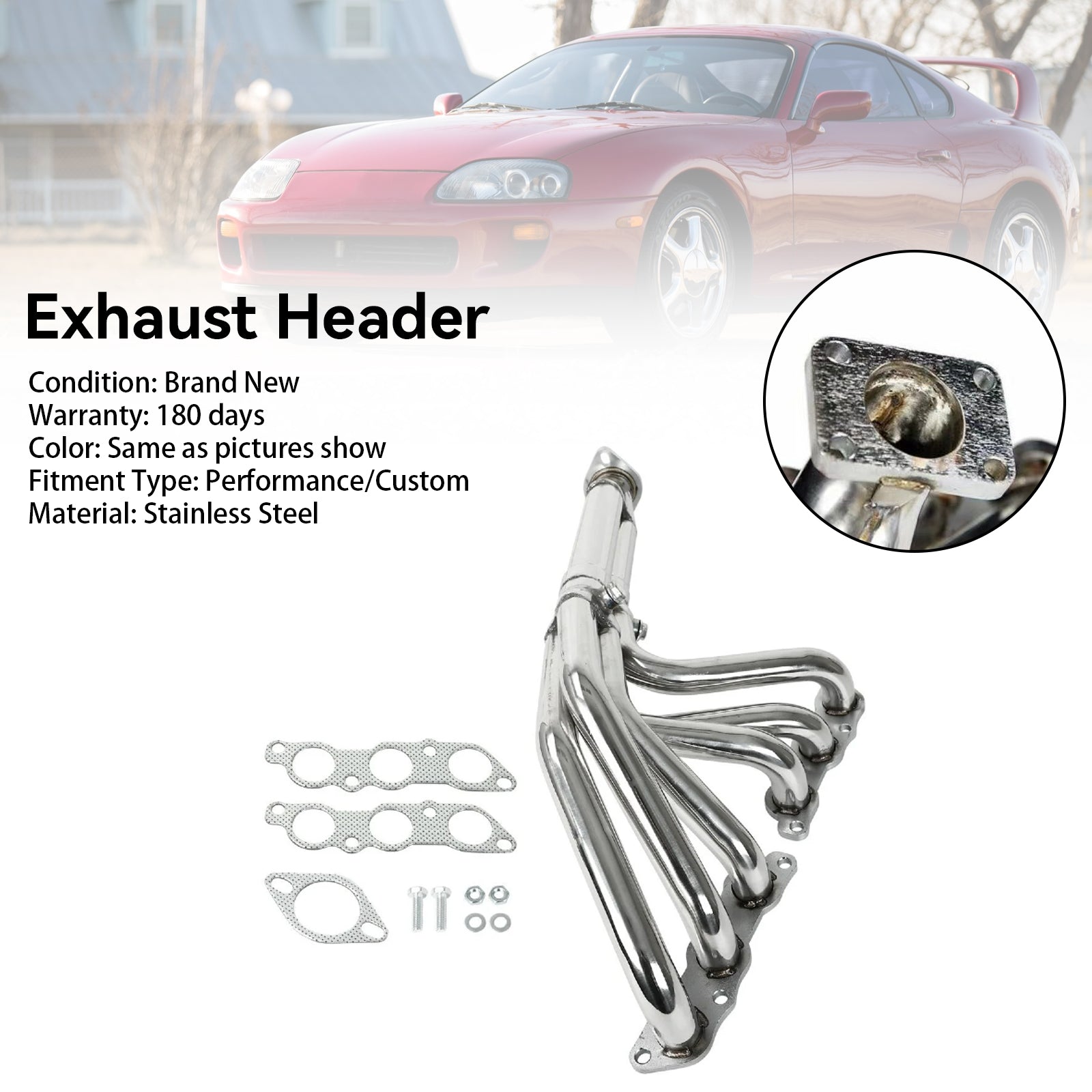 Toyota Supra 3.0L 1993-1998 Non-Turbo Exhaust Header Manifold