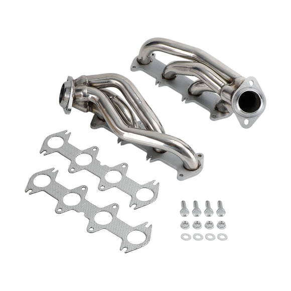 Ford 2004-2010 F150 5.4 V8 Stainless Exhaust Manifold Shorty Headers Performance