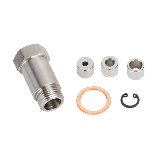 Universal 45MM M18X1.5 O2 Oxygen Spacers Adapter Kit Car Exhaust Oxygen Extender Spacer W/Gasket Generic