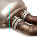 BMW 3 Series 07/1999-08/2006 E46 M3 Exhaust Flange Muffler Back Box Rusted Flange Clamp Repair-6