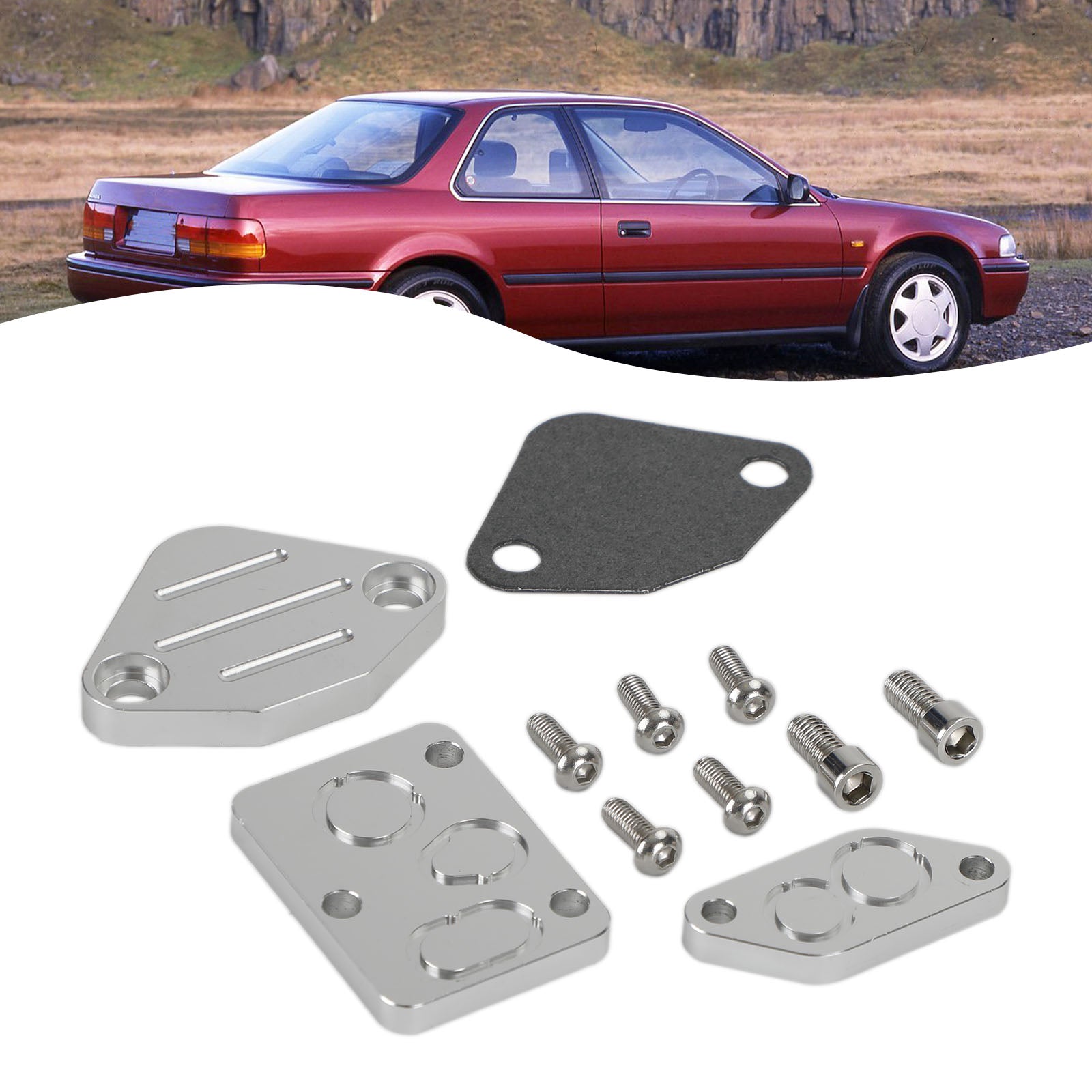 Honda 1990-1993 Accord 2.2 EGR Delete Block Off Plate Air Boost