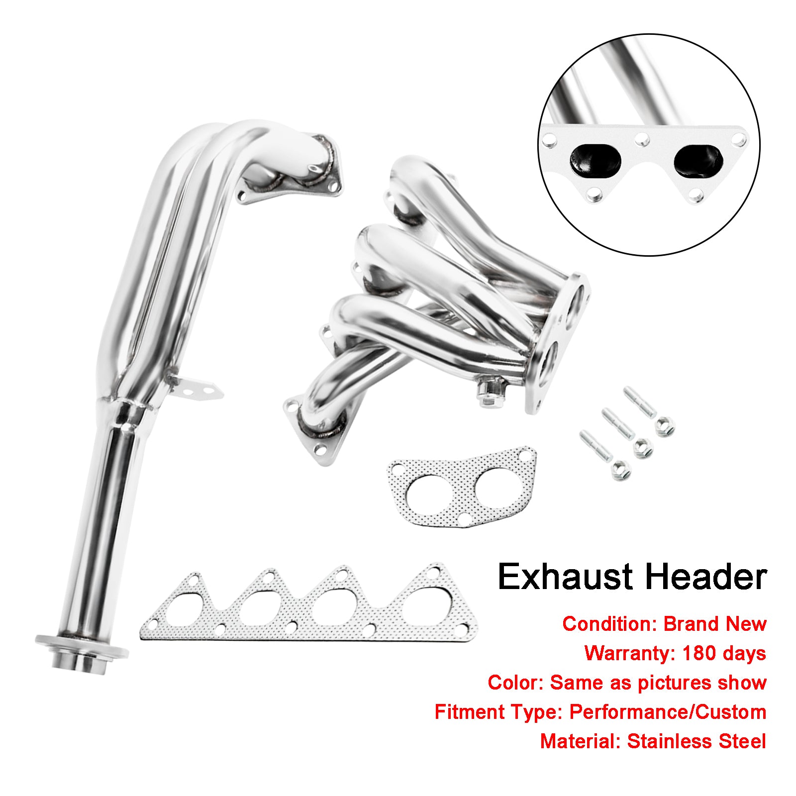 Exhaust Manifold Header Fit Acura Integra 1990-1991 LS/RS/GS