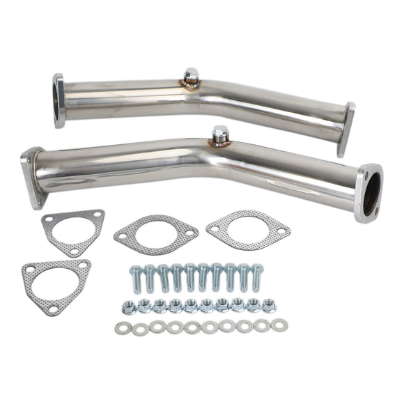 Échappement droit non réactif avec 2 tubes d'essai pour Infiniti G35 3,5 L (2003-2006)