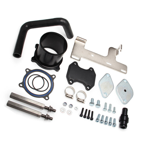 Kit de suppression de collecteur d'échappement et de recirculation des gaz d'échappement (EGR) pour Dodge Ram 2500 et 3500 6,7 L L6 Cummins Diesel 4 pouces (2013-2014)