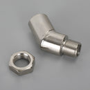 135 Degree M18 X 1.5 Catalytic Converter CEL Oxygen Sensor Extender Adapter Spacer Generic-10