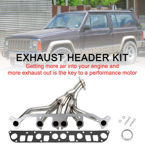 Jeep Grand Cherokee Wrangler 4.0L V6 674196 4883385K 16575131 Exhaust Manifold Stainless Steel