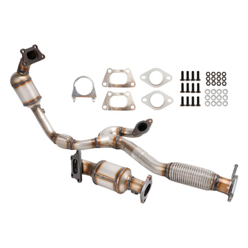 Convertisseur catalytique avant et arrière et tuyau flexible pour Cadillac SRX 3.0L 2010-2011 10H41324 10H41323