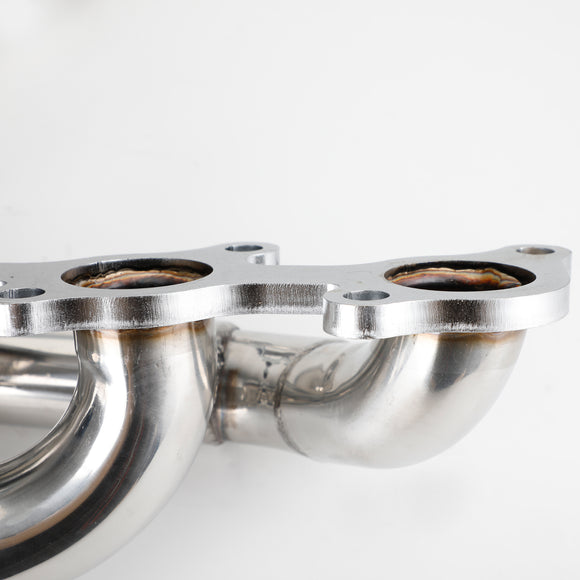 Lot de 2 collecteurs d'échappement en acier inoxydable pour Ford Mustang 2011-2016 GT 5.0/302 V8