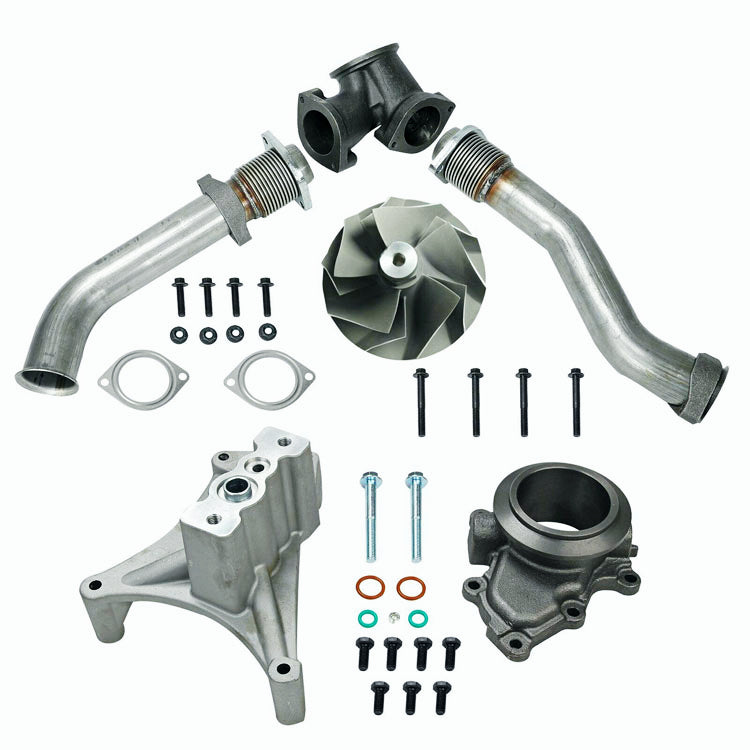 Ford 1999.5-2003 7,3 l Powerstroke Diesel Auspuff Balg Up-Pipe Kit &amp; EBPV