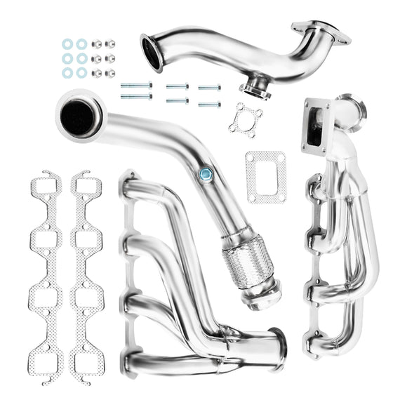 Collecteur d'échappement pour Ford Mustang 5.0L V8 T4 Racing Turbo de 1979 et 1982-1993