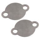2 × EGR Valve Blank Plate for Volkswagen Transport T5 2.0 BiTDI CFCA Engine-1