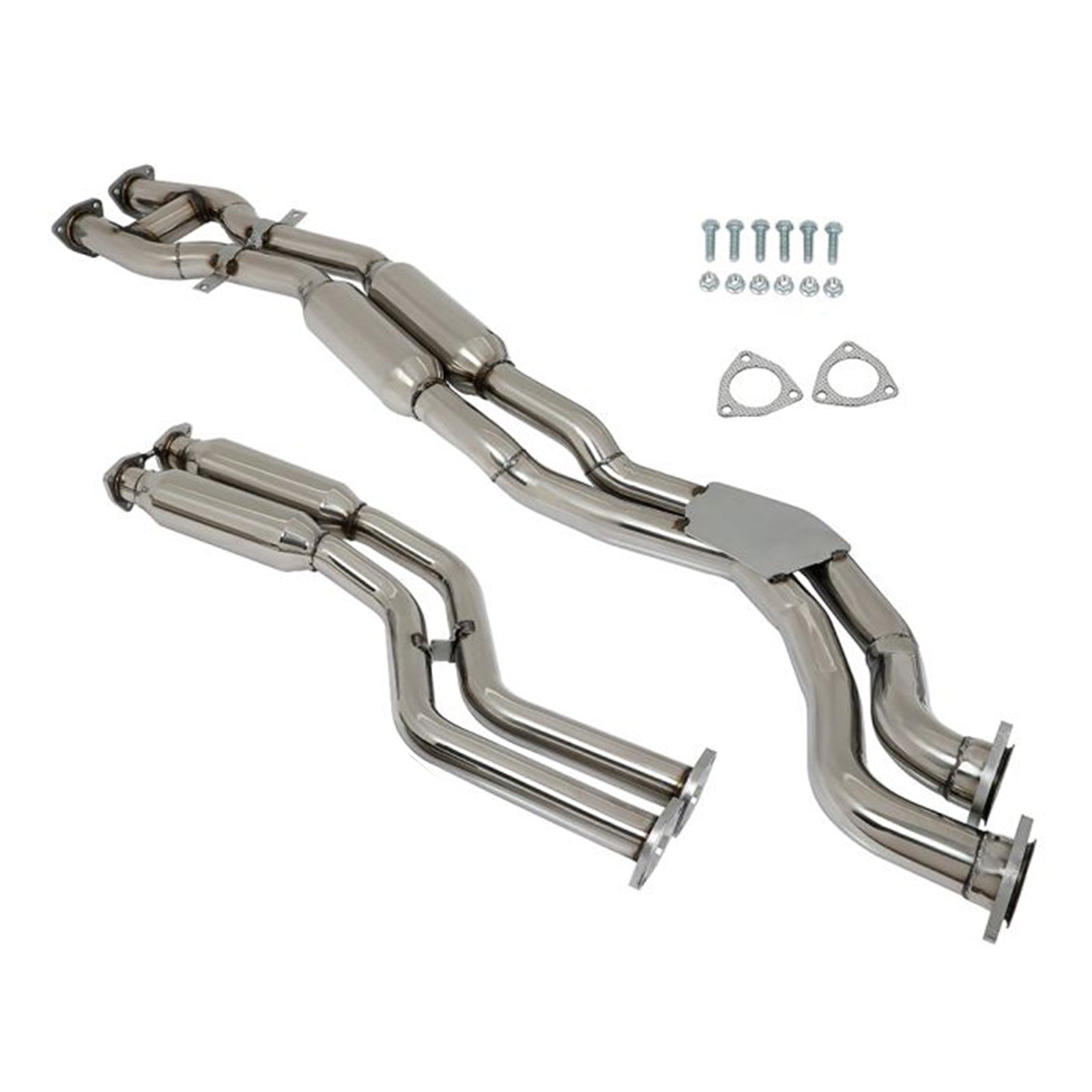 BMW 1999 2001 2003-2006 M3 3.2L Catback Exhaust System Down Pipe Rounded Front Pipe Muffler