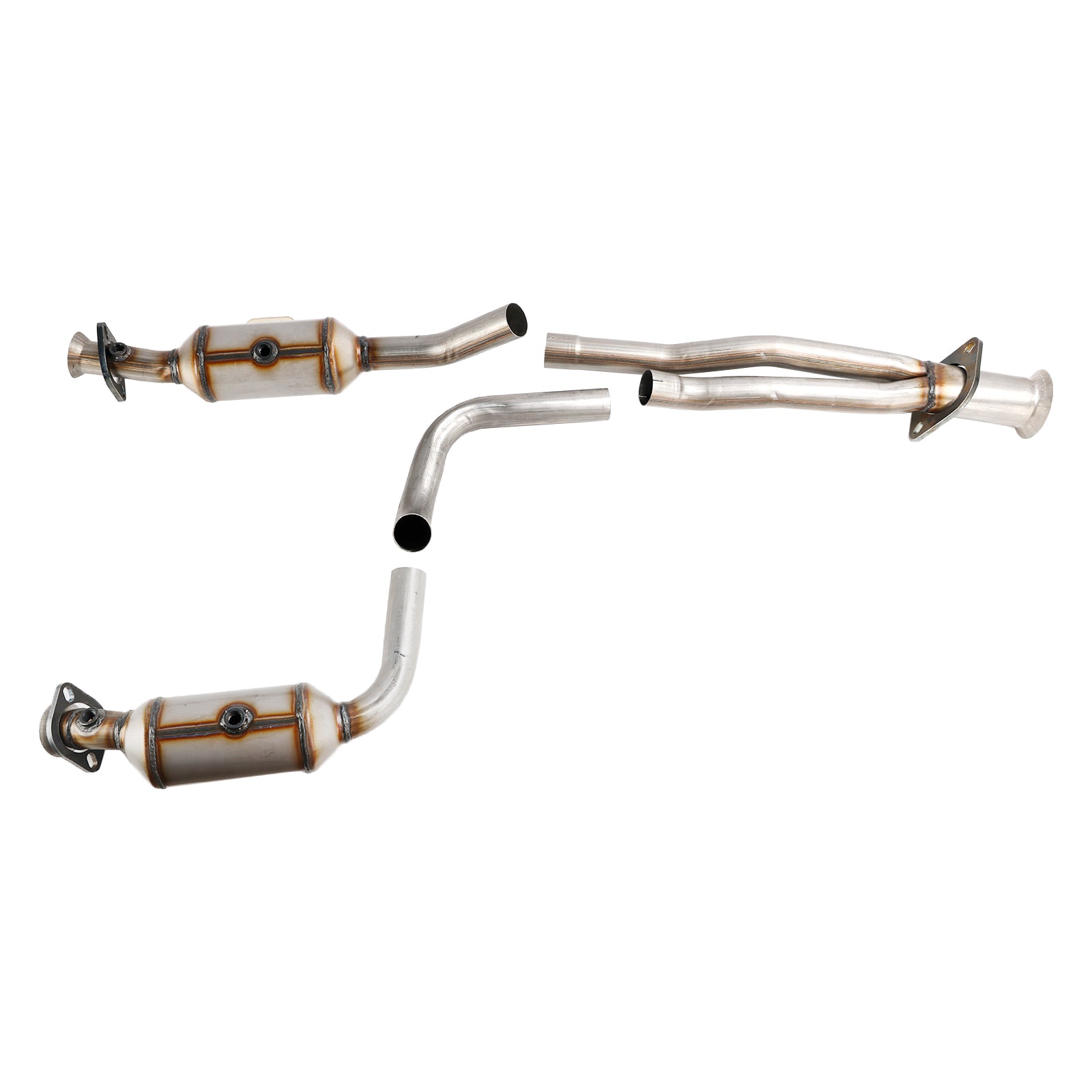 VCarPart Ford 2015-2019 Transit-150/250/350 3.7L 7721015 644108 Catalytic Converters w/Y Pipe