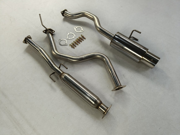 Système d'échappement CatBack 4" pour Honda Civic 1992-2000 2 portes/4 portes 2,5 Pip - Drift Spec