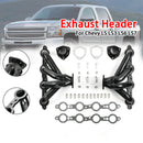 Collecteur d'échappement noir pour Chevy LS LS3 LS6 LS7-7