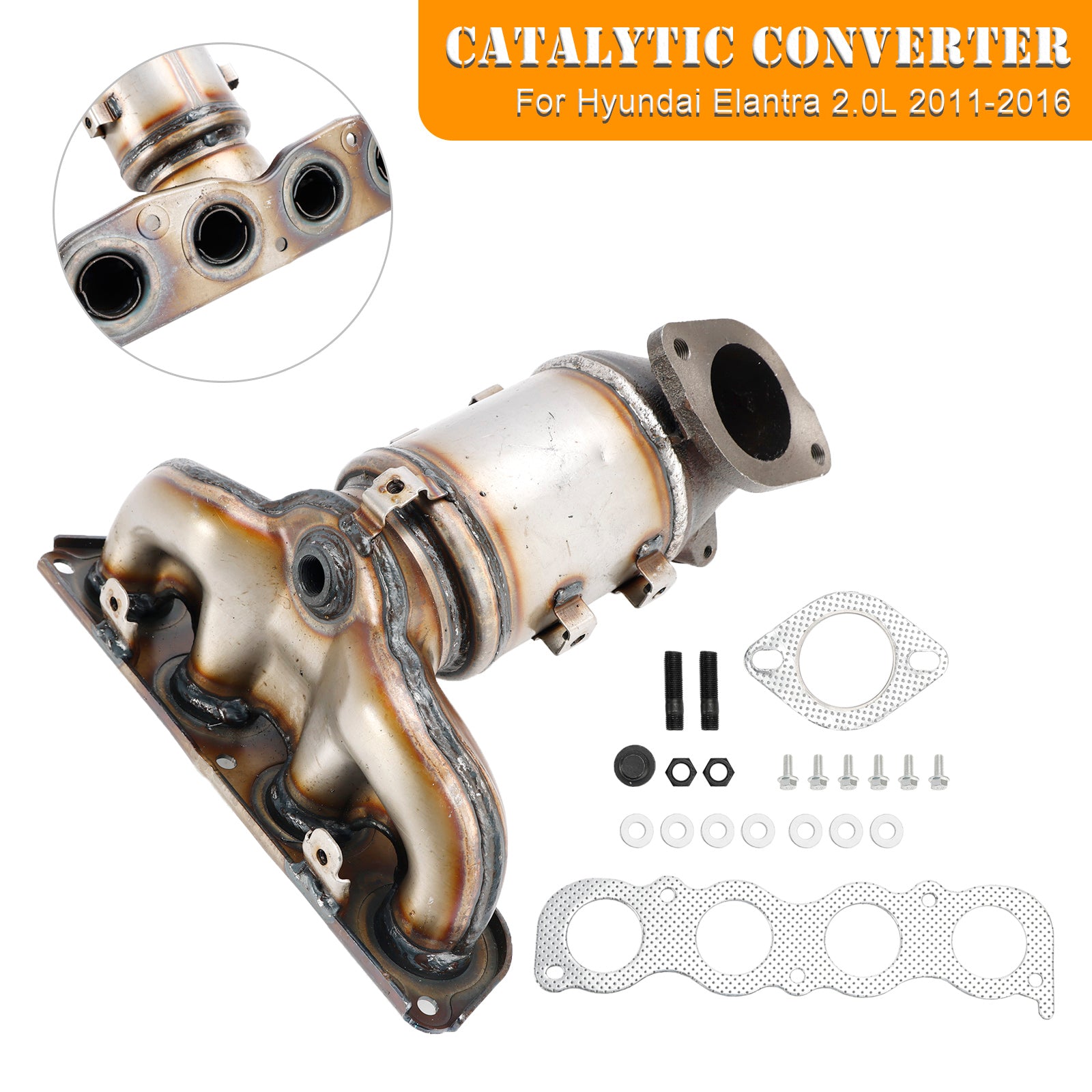 Hyundai 2013 Elantra Coupe L4 1.8L SULEV Catalytic Converter