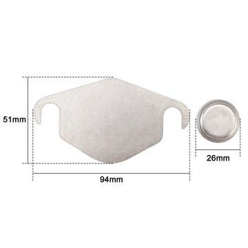 EGR Valve Blank Plate for BMW N47N N57N B37 B47 B57 116 118 120 125 318 320 520 - 0