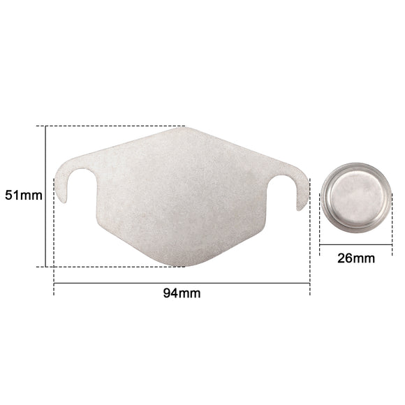 EGR Valve Blank Plate for BMW N47N N57N B37 B47 B57 116 118 120 125 318 320 520